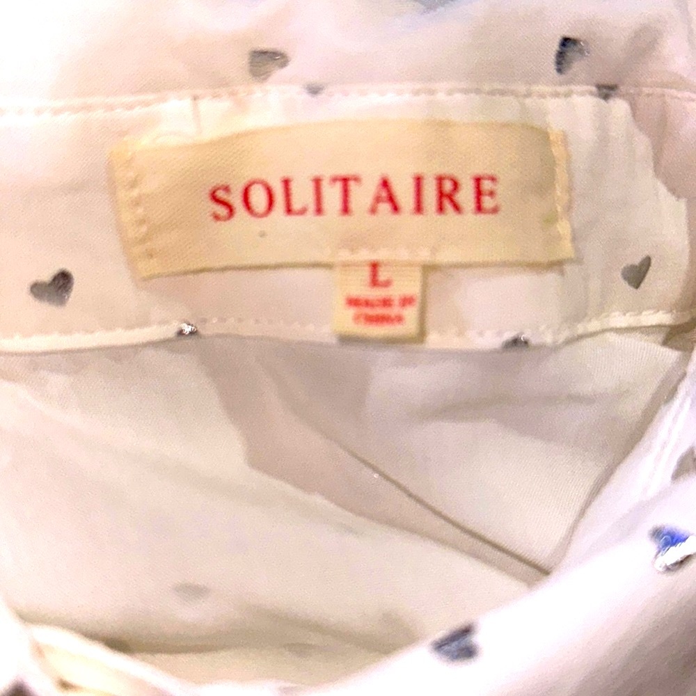 Solitaire Button Down Top Size Large - image 5